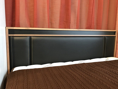 Кровать с ортопедическим основанием (металл) Nature 306 Люкс 180х200, крафт