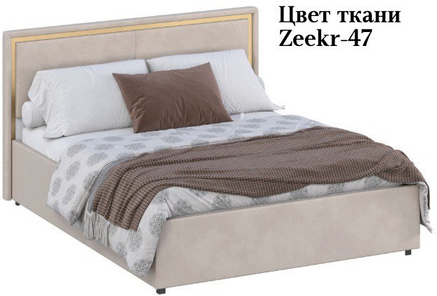 Кровать 120 с ортопед. основанием КР-431-М-12, Микровелюр Zeekr-47