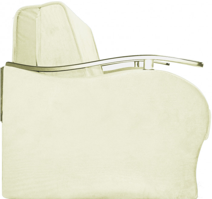 Диван аккордеон Алекс велюр бежевый 120