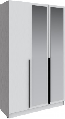 Шкаф Мадрид (1,4) с зеркалом, Белый