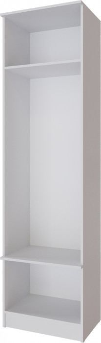 Модульная прихожая Кано, набор 1, Белый/Крафт золотой