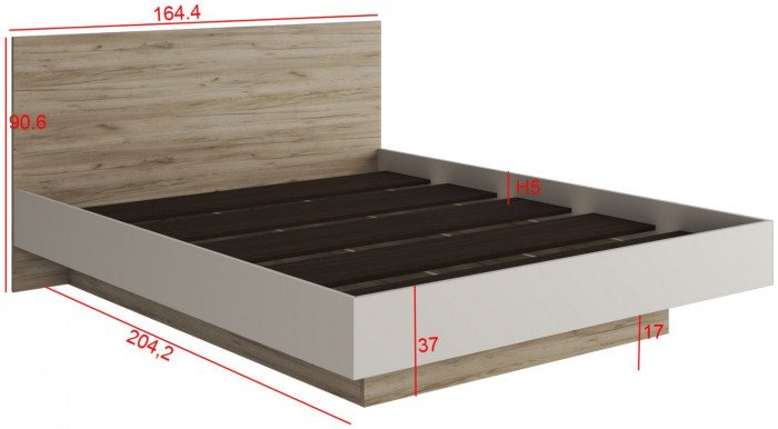 Модульная спальня БОХО, композиция 1