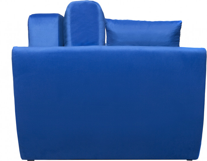 Диван-кровать Амстердам Люкс, 160х195, еврокнижка, пружинный блок, велюр, синий
