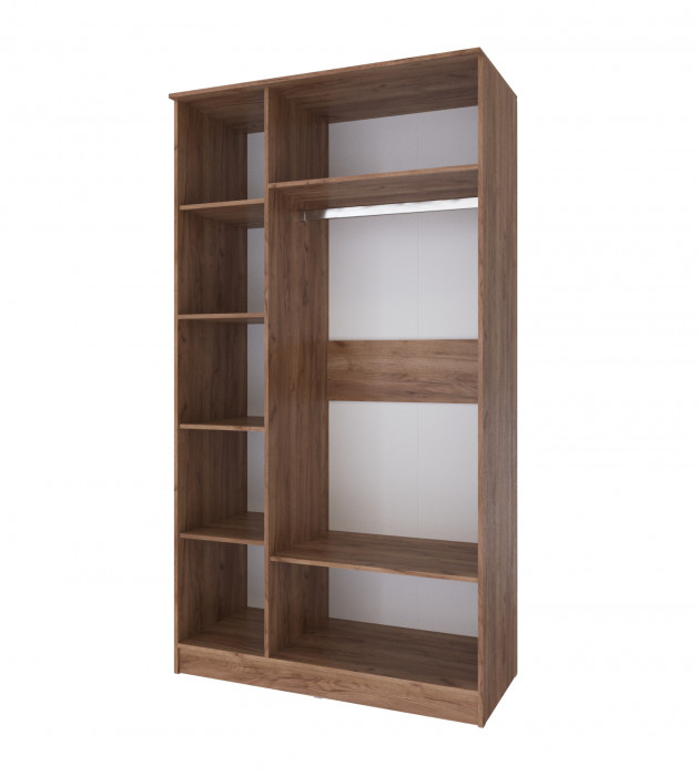 Модульная прихожая Кано, набор 2, Крафт табачный/Крафт белый