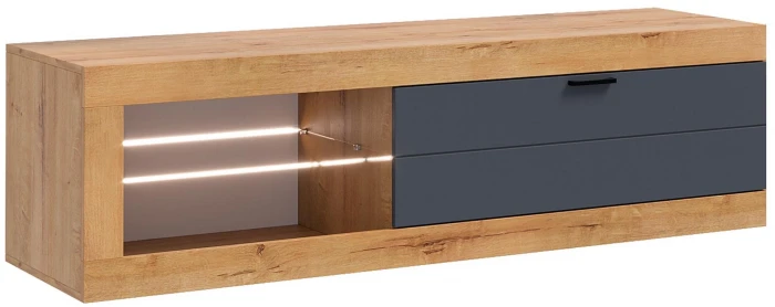 Прага Модульная Гостиная, вариант №4, вотан/Графит