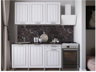 Кухонный гарнитур Луксор 1,5м Клен белый