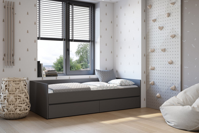 Кровать-трансформер Симпл КР-51, графит