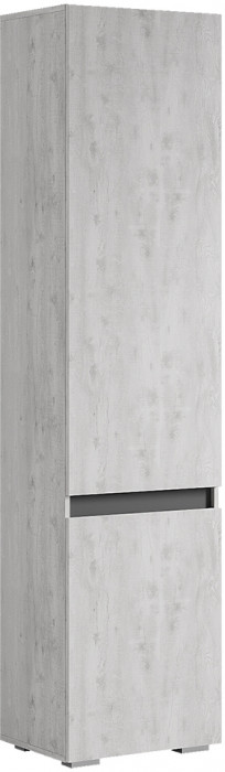 Пенал ПН-01 Мрия, Бетон пайн светлый, графит