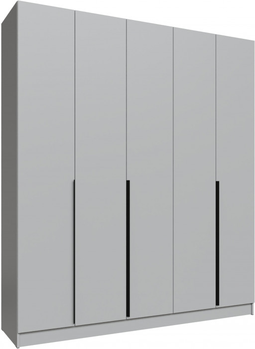 Шкаф Мадрид (2,0) с 3 ящ. внутри без зеркала, Камень серый