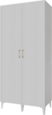 Толедо Шкаф 2-х створчатый ТШ-21 белый