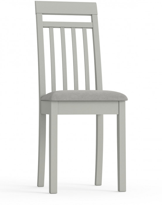 Стул Мебель--24 разборный Гольф-11, цвет серый, обивка ткань велюр серый 63, ШхГхВ 40х40х100 см., от пола до верха сиденья 47 см.