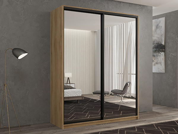 Шкаф-купе Кааппи 1 Эвок Прибрежный 140х45х230 см