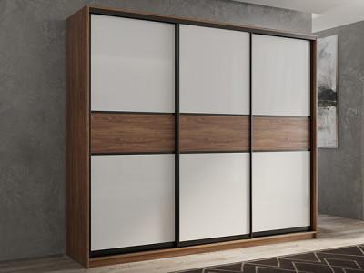 Шкаф-купе Кааппи 11 Морское Дерево Винтаж 210х60х230 см