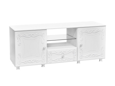 Тумба под ТВ Италия ИТ-25 белое дерево