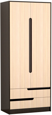 Гавана Шкаф 2х ств. венге/дуб молочный