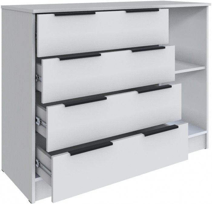 Комод для спальни Мадрид (1,2), Белый