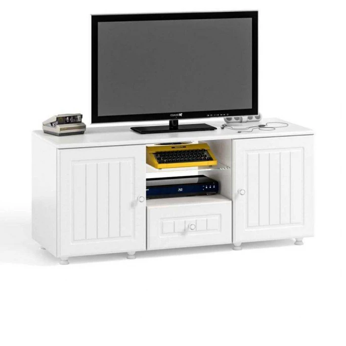 Тумба под ТВ Монако МН-25 белое дерево