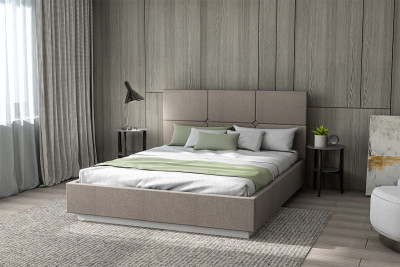 Кровать "Соната" арт.004 с настилом ЛДСП, 140х200 - Sherlock 932