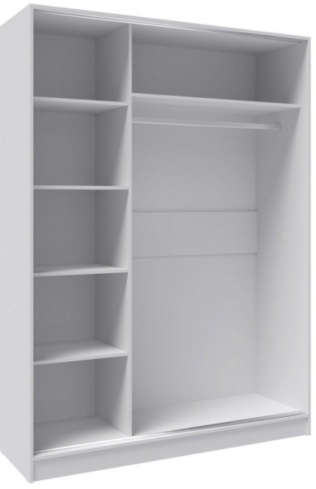 Шкаф-купе Стиль-2 1600 белый/дуб крафт золотой