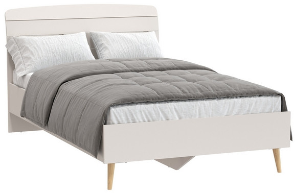 Афина Спальня 4-22905М1к.с. Кровать 1200, кашемир серый