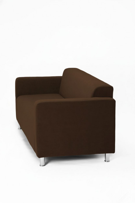 Диван прямой Томи, 160 см, велюр, коричневый