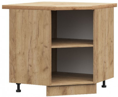 ШНУ 850 корпус шкаф нижн.угл. (770х770х820х474) б/ст дуб крафт золото