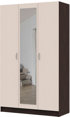 ШК 553 Бася ЛДСП шкаф 3-х ств. венге/белфорт