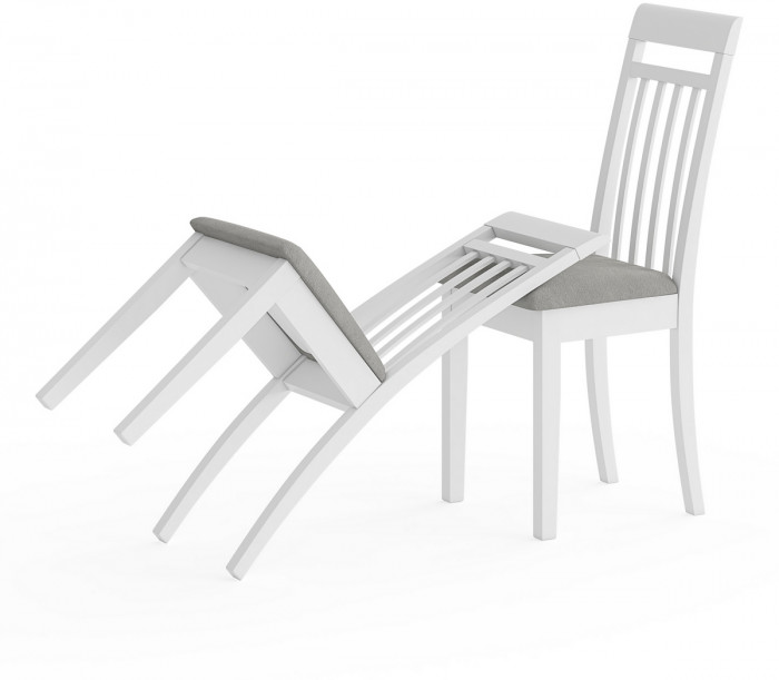 Два стула Мебель--24 Гольф-11 разборных, белый