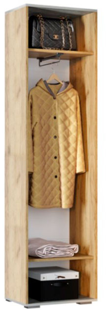 Прихожая "Кензо" Шкаф крафт/бетон