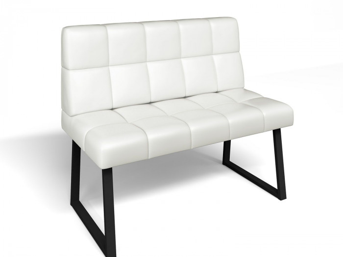 Кухонный диван Реал МД 1100 Милк/Черный муар