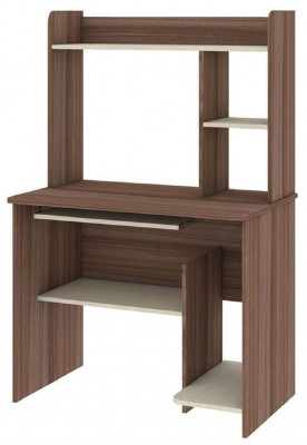 Интел-1 стол компьютерный Ясень Шимо темный / светлый