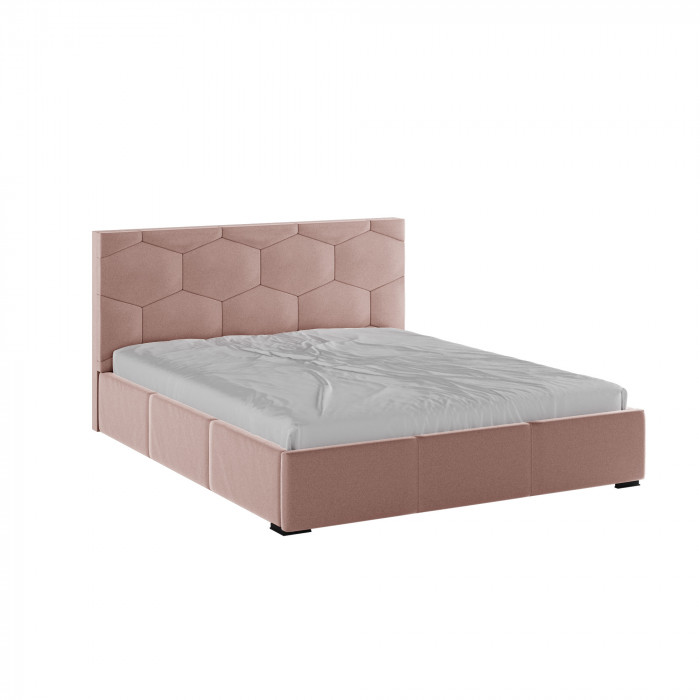 Манука Кровать интерьерная 160 пыльная роза, ПМ