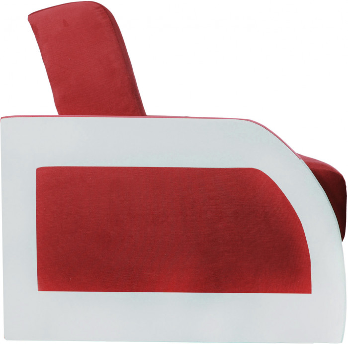 Диван-книжка Феникс 140 красный, пружинный блок Боннель