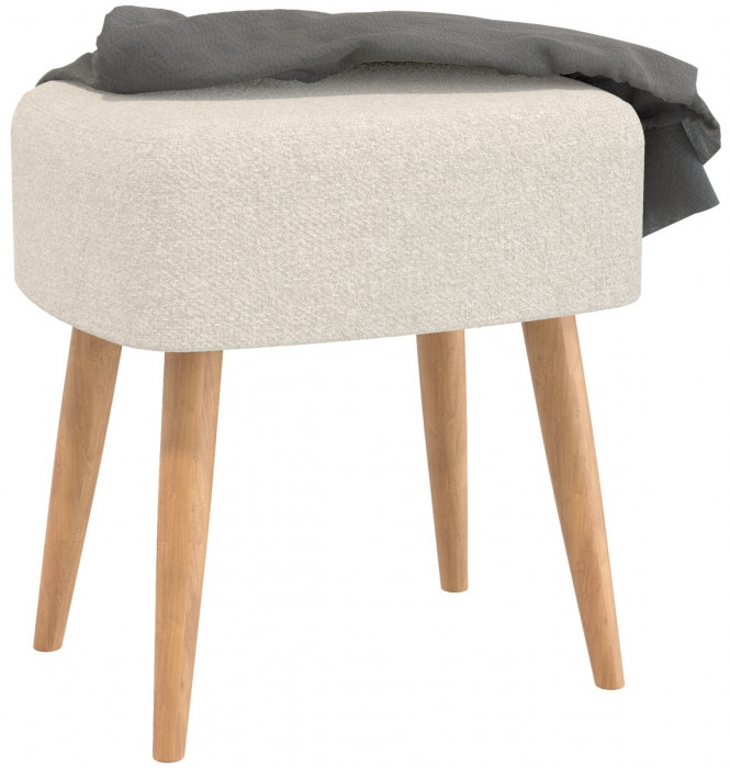 Банкетка 6-5135ТКШбеж Полли, ткань бежевая