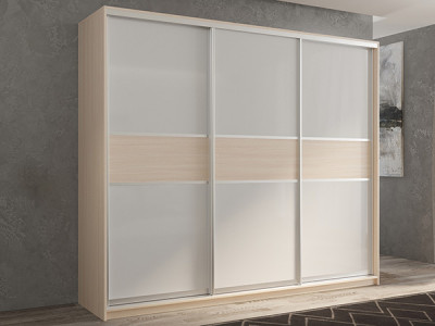 Шкаф-купе Кааппи 11 Дуб молочный 210х45х230 см