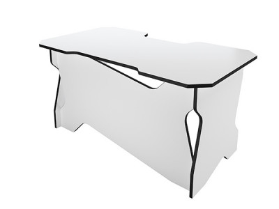 Игровой компьютерный стол RVG Белый/Черный 140