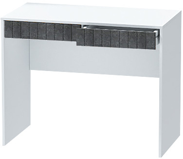 Столик туалетный "Иннэс-7", Белый/Бетон графит