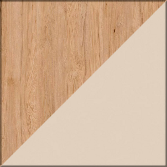 Стол компьютерный Комфорт 12.71 + кресло 103 серое, цвет гикори рокфорд натуральный/сатин, ШхГхВ 116,7х60,2х165,4 см., НЕ универсальная сборка