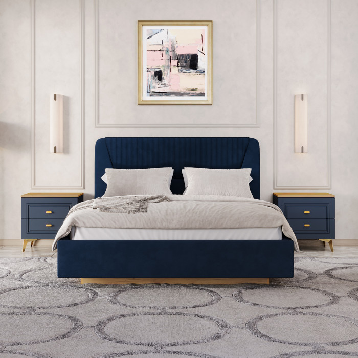 Кровать-11М с подъемным основанием 1800 Вега Сапфир