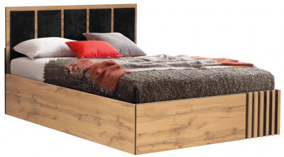 Кровать Либерти 51.18 Дуб вотан/Черный