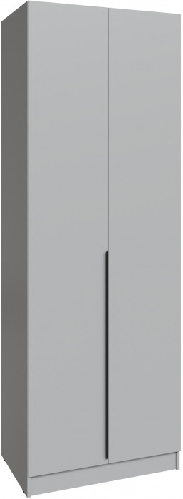Шкаф Мадрид (0,8) с полками без зеркала, Камень серый