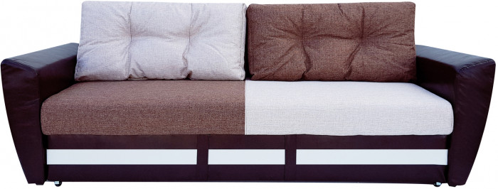 Диван еврокнижка Амстердам 160 рогожка комби НПБ