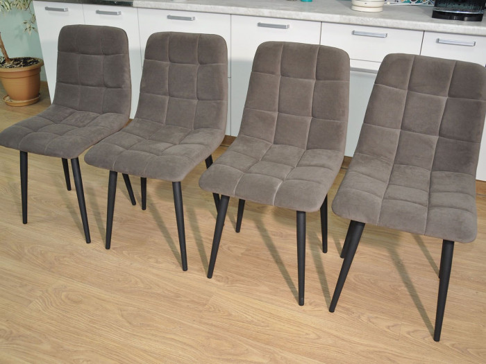 Обеденная группа Колорадо / Стул Х 4 шт. / Веллингтон/черный / бид 08