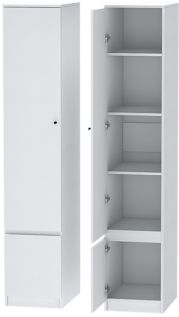 Модульная Прихожая Кэт-1, набор 5, Белый/Белый