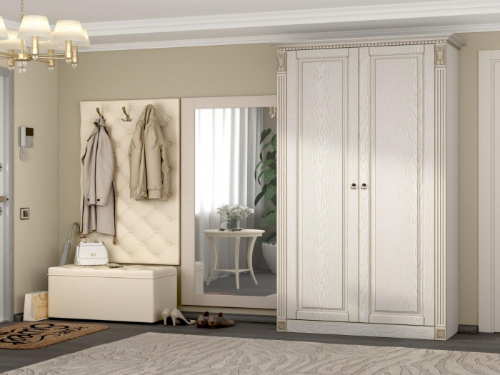 Прихожая Вероника-7 шкаф бодега светлый/ясень патина