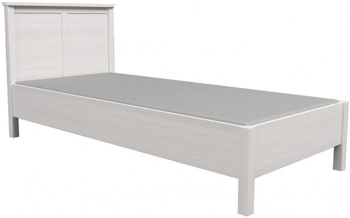 Кровать с ортопедическим основанием (металл) Sherlock 45 90х200, ясень светлый