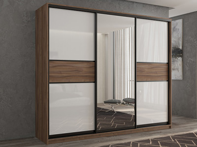 Шкаф-купе Кааппи 10 Орех Тьеполло 180х45х230 см