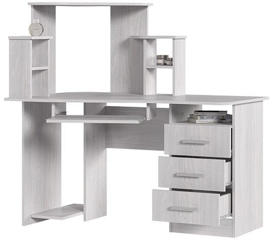 СТОЛ КОМПЬЮТЕРНЫЙ №1 (1,3х1,3х0,8) анкор/анкор