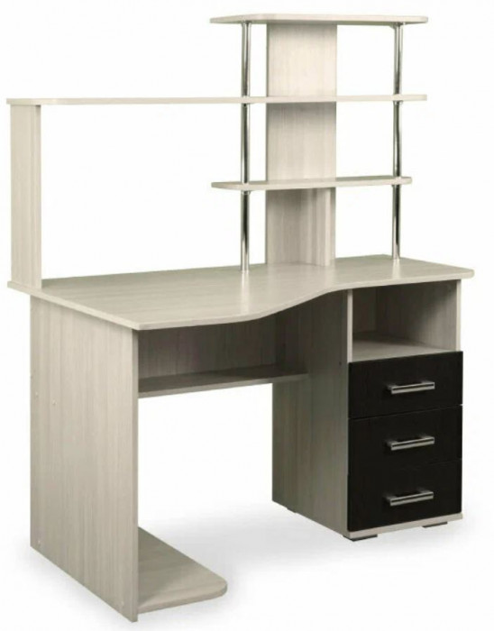 "Форест" стол компьютерный (1300х900х1500) (СНЯТ С ПРО-ВА) венге/лоредо