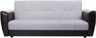 Диван книжка Амстердам 120 рогожка серая